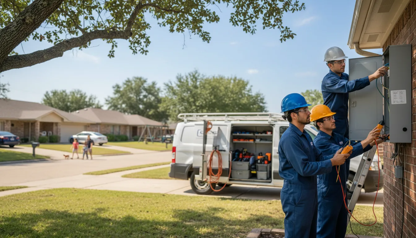 Certified electrician providing emergency electrical services in Strasburg, ND